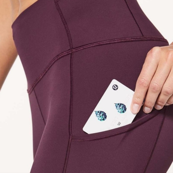 Lululemon Fast & Free Crop II Nulux 19" in Dark Adobe SZ 2 - Picture 5 of 12